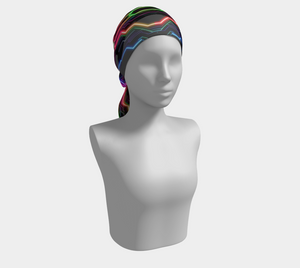 Neon Tech Long Shawl by Bazaar Design Style