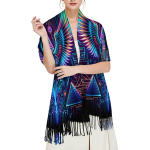Egyptian Tech Anubis Pashmina by Bazaar Design Style