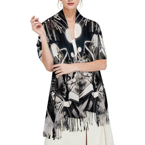 Pin-Up Girl Cat Pashmina by Bazaar Design Style