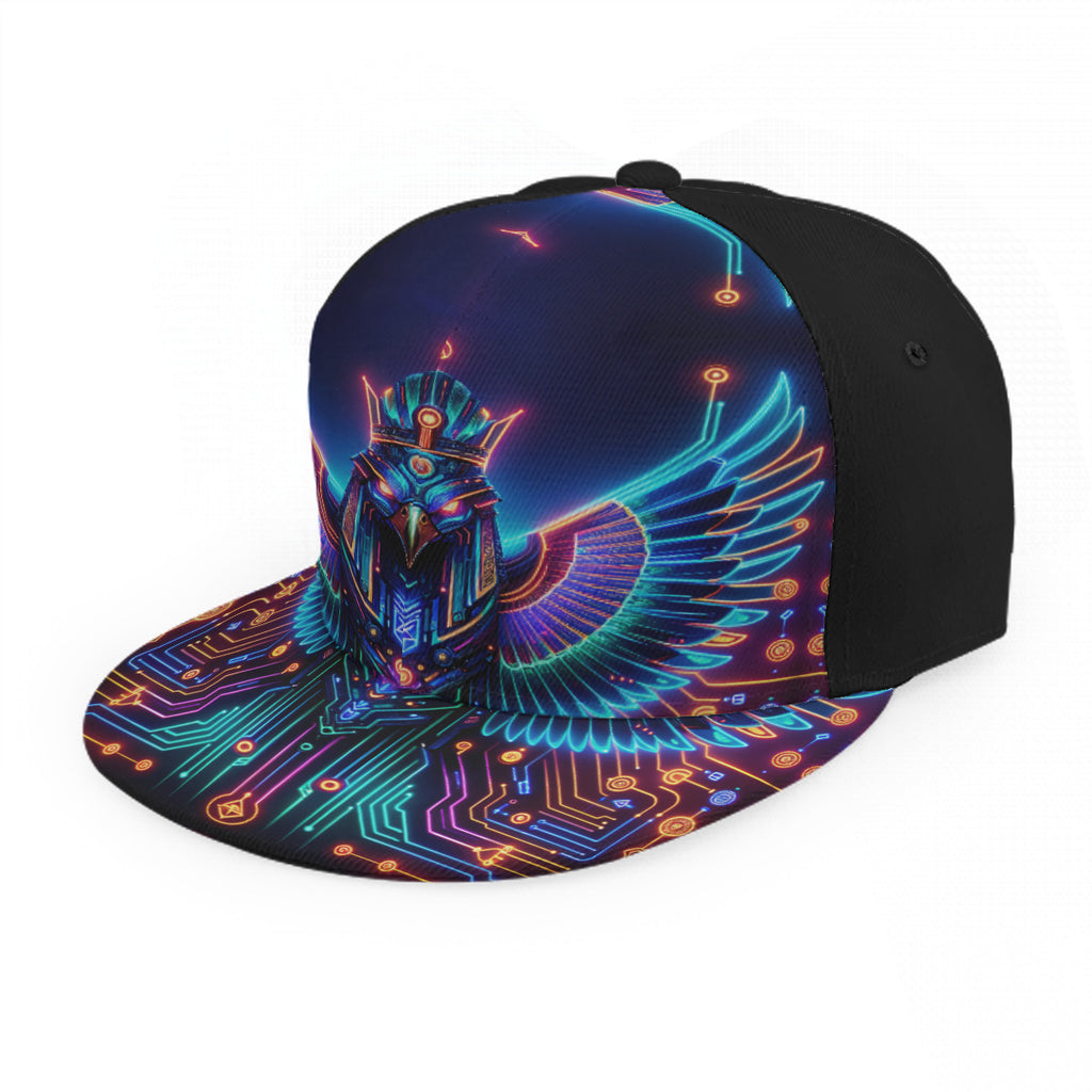 Egyptian Tech Horus Snapback Hat by Bazaar Design Style