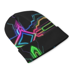 Neon Tech Beanie Hat by Bazaar Design Style