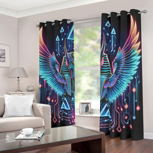 Egyptian Tech Sobek Blackout Curtains with Grommets by Bazaar Design Style