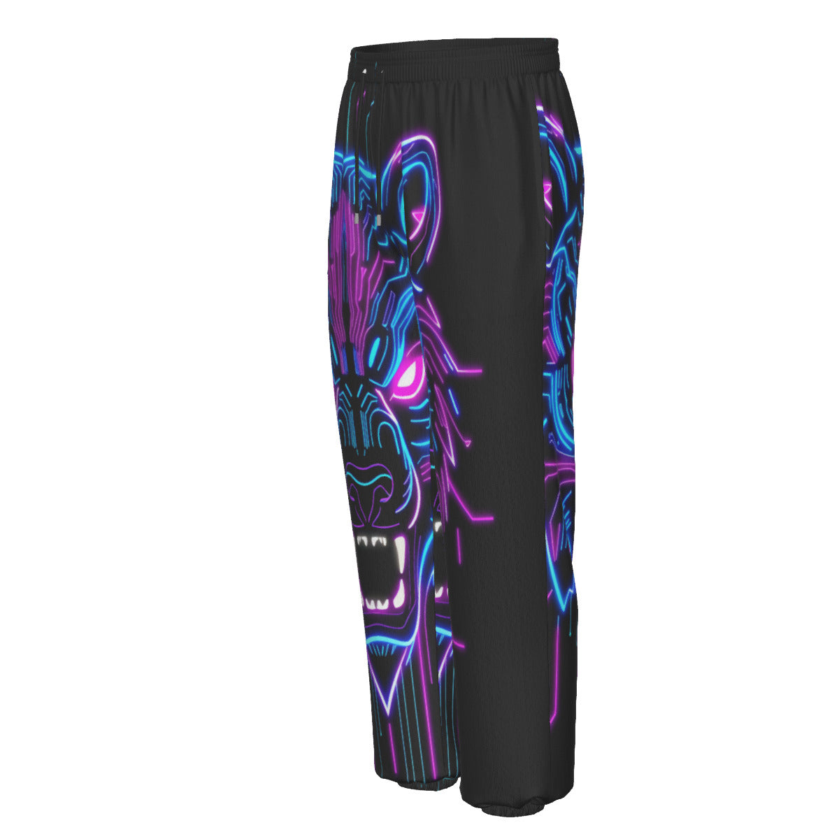 Neon Spirit Animal Bear Cotton Sweatpants