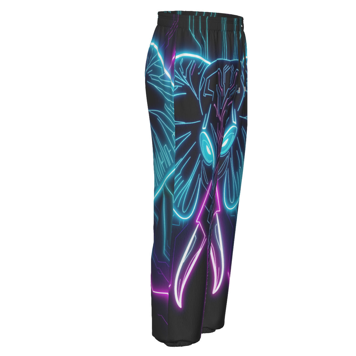 Neon Spirit Animal Elephant Cotton Sweatpants