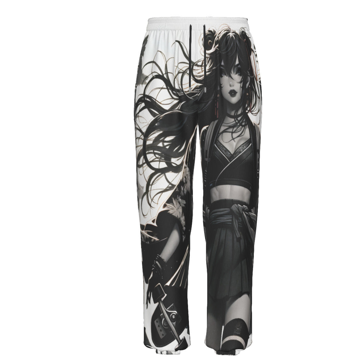 Anime Pin-Up Longboard Girl Cotton Sweatpants
