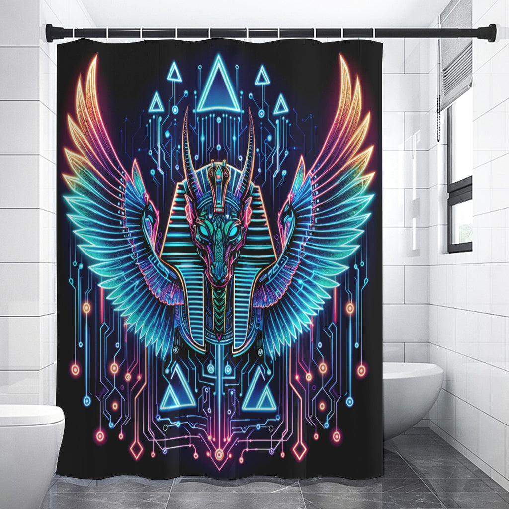 Egyptian Tech Sobek Shower Curtain by Bazaar Design Style