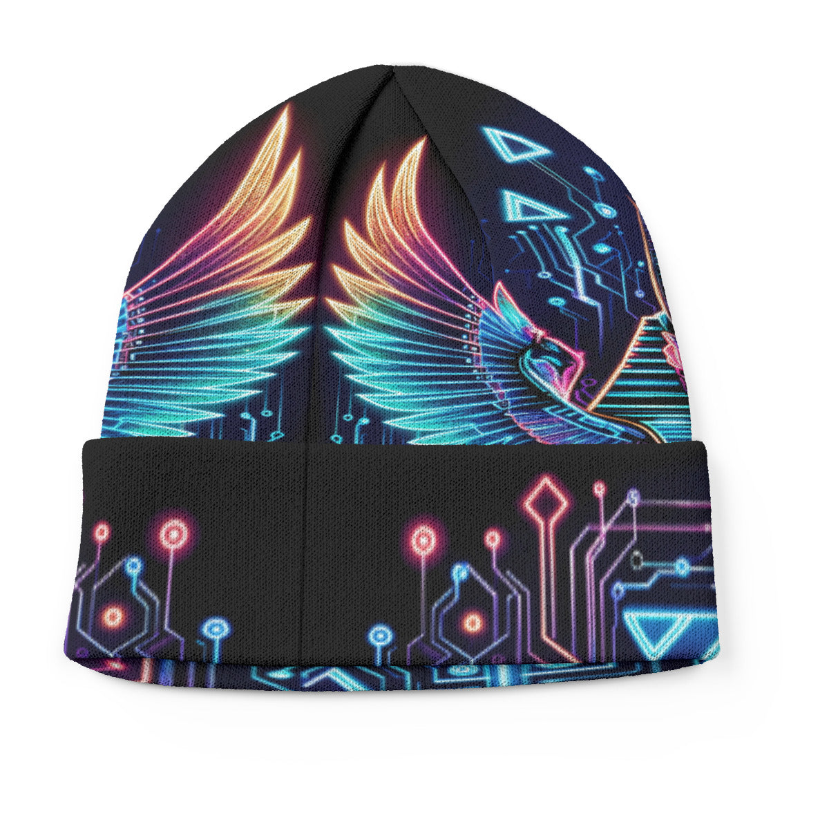 Egyptian Tech Sobek Beanie Hat by Bazaar Design Style
