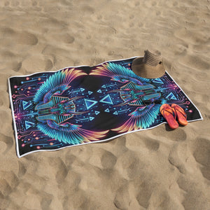 Egyptian Tech Sobek Beach Towel by Bazaar Design Style