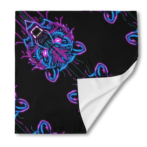 Neon Spirit Animal Bear Bandana by Bazaar Design Style