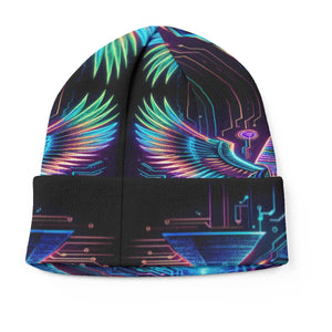 Egyptian Tech Anubis Beanie Hat by Bazaar Design Style