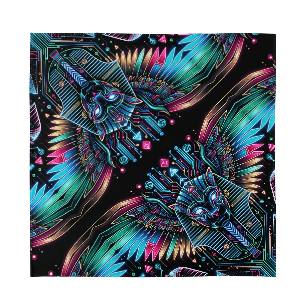 Egyptian Tech Bastet Bandana by Bazaar Design Style