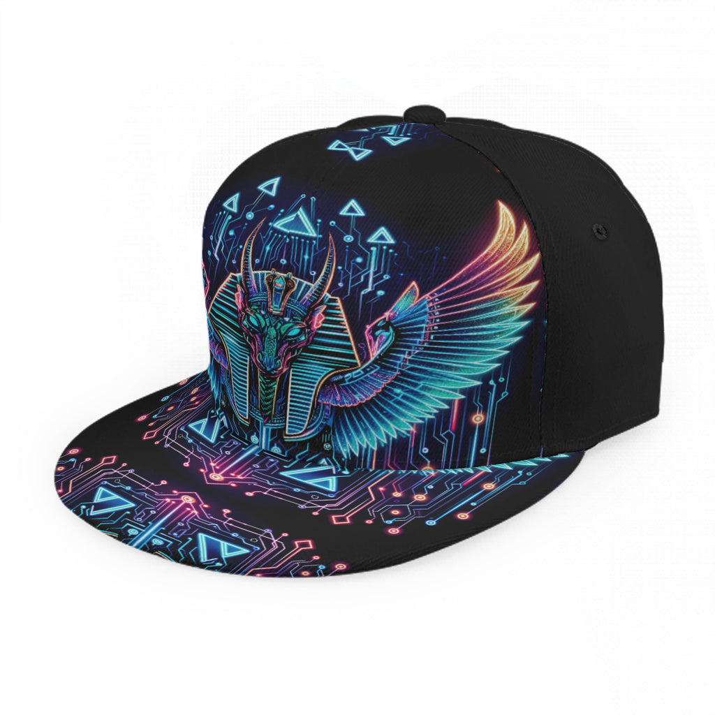 Egyptian Tech Sobek Snapback Hat by Bazaar Design Style
