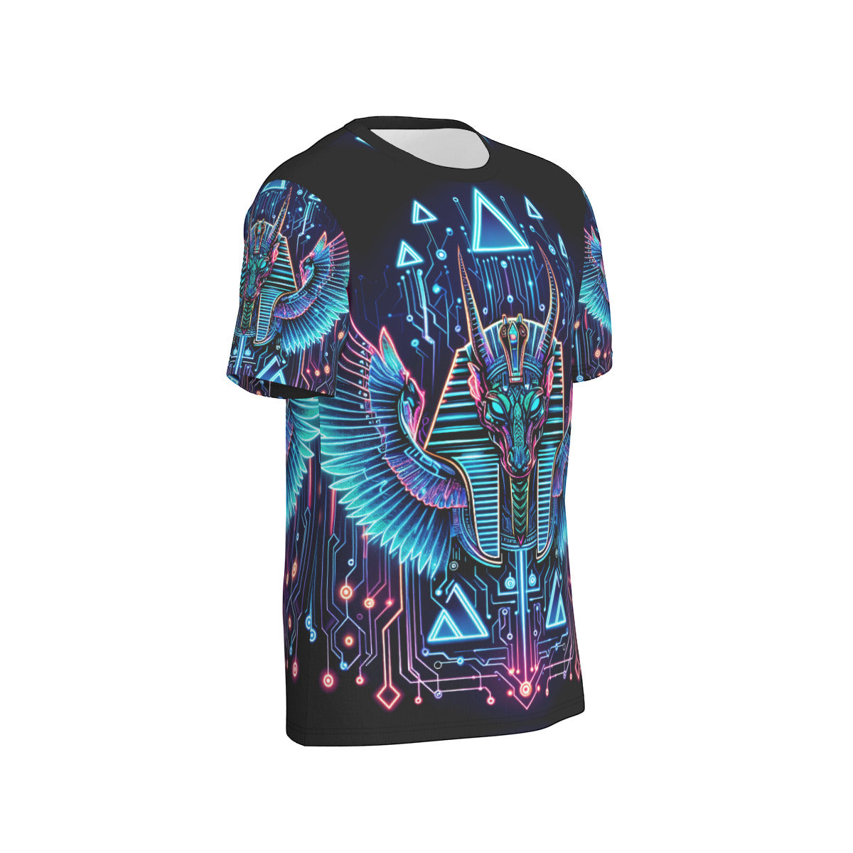 Egyptian Tech Sobek Cotton T-shirt by Bazaar Design Style