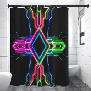 Neon Tech Shower Curtain by Bazaar Design Style