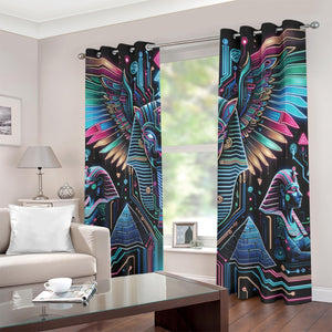 Egyptian Tech Bastet Blackout Curtains with Grommets by Bazaar Design Style