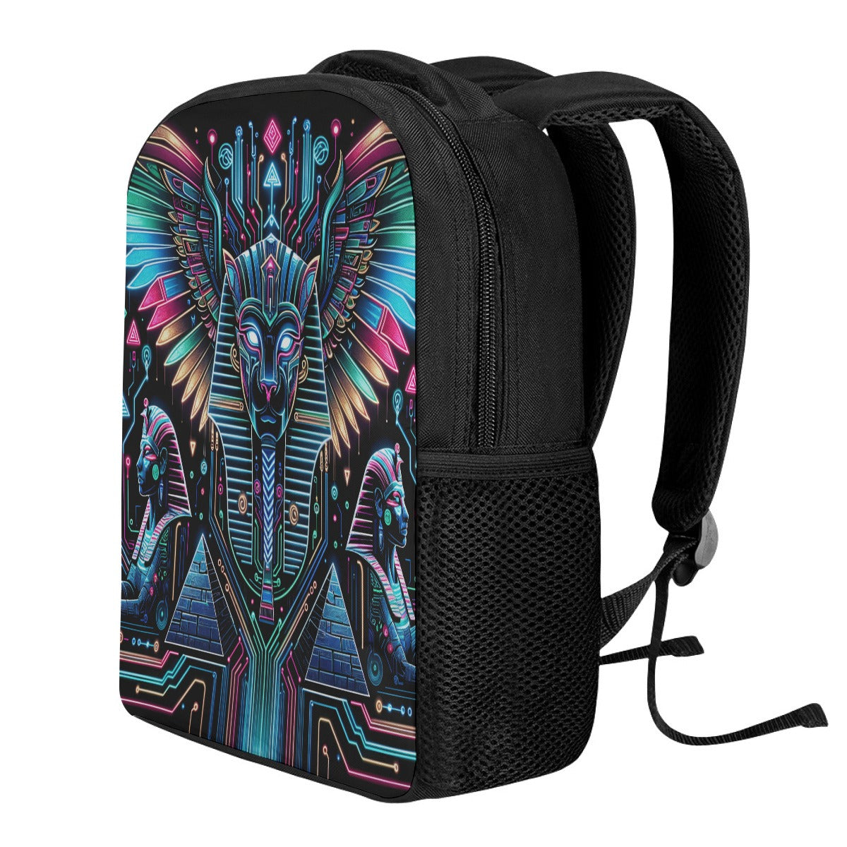 Egyptian Tech Bastet Student Backpack by Bazaar Design Style