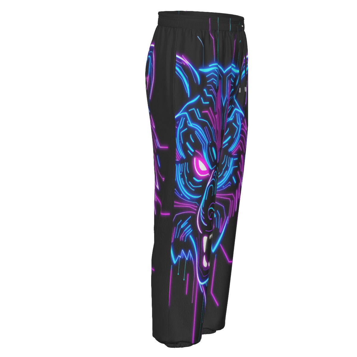 Neon Spirit Animal Bear Cotton Sweatpants