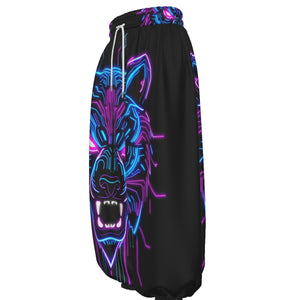 Neon Spirit Animal Bear Lantern Pants by Bazaar Design Style