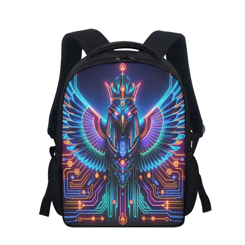 Egyptian Tech Horus Student Backpack by Bazaar Design Style