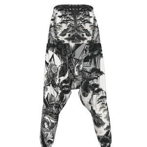Anime Pin-up Girl Fox Harem Pants by Bazaar Design Style