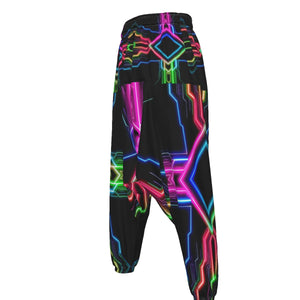 Neon Tech Harem Pants by Bazaar Design Style