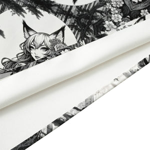 Anime Pin-up Girl Fox Bandana by Bazaar Design Style