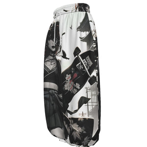 Anime Pin-Up Girl Longboard Lantern Pants by Bazaar Design Style