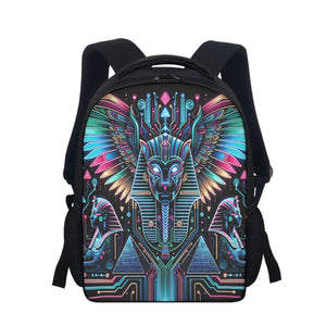 Egyptian Tech Bastet Student Backpack by Bazaar Design Style