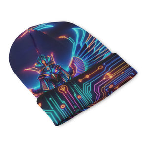Egyptian Tech Horus Beanie Hat by Bazaar Design Style