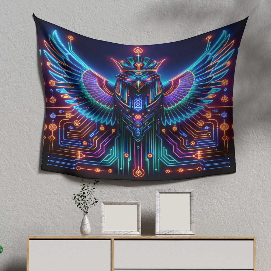 Egyptian Tech Horus Tapestry by Bazaar Design Style