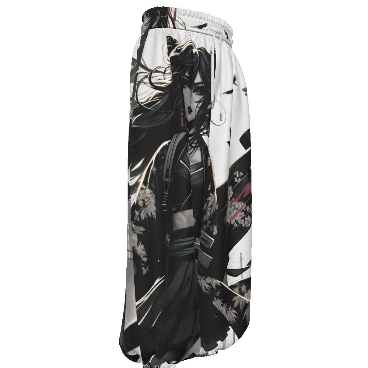 Anime Pin-Up Girl Longboard Lantern Pants by Bazaar Design Style