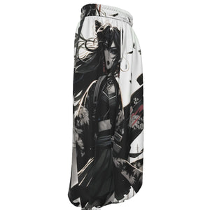 Anime Pin-Up Girl Longboard Lantern Pants by Bazaar Design Style