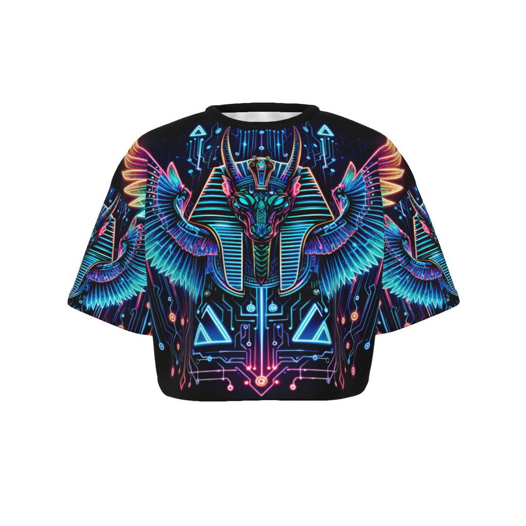 Egyptian Tech Sobek Crop Top T-Shirt