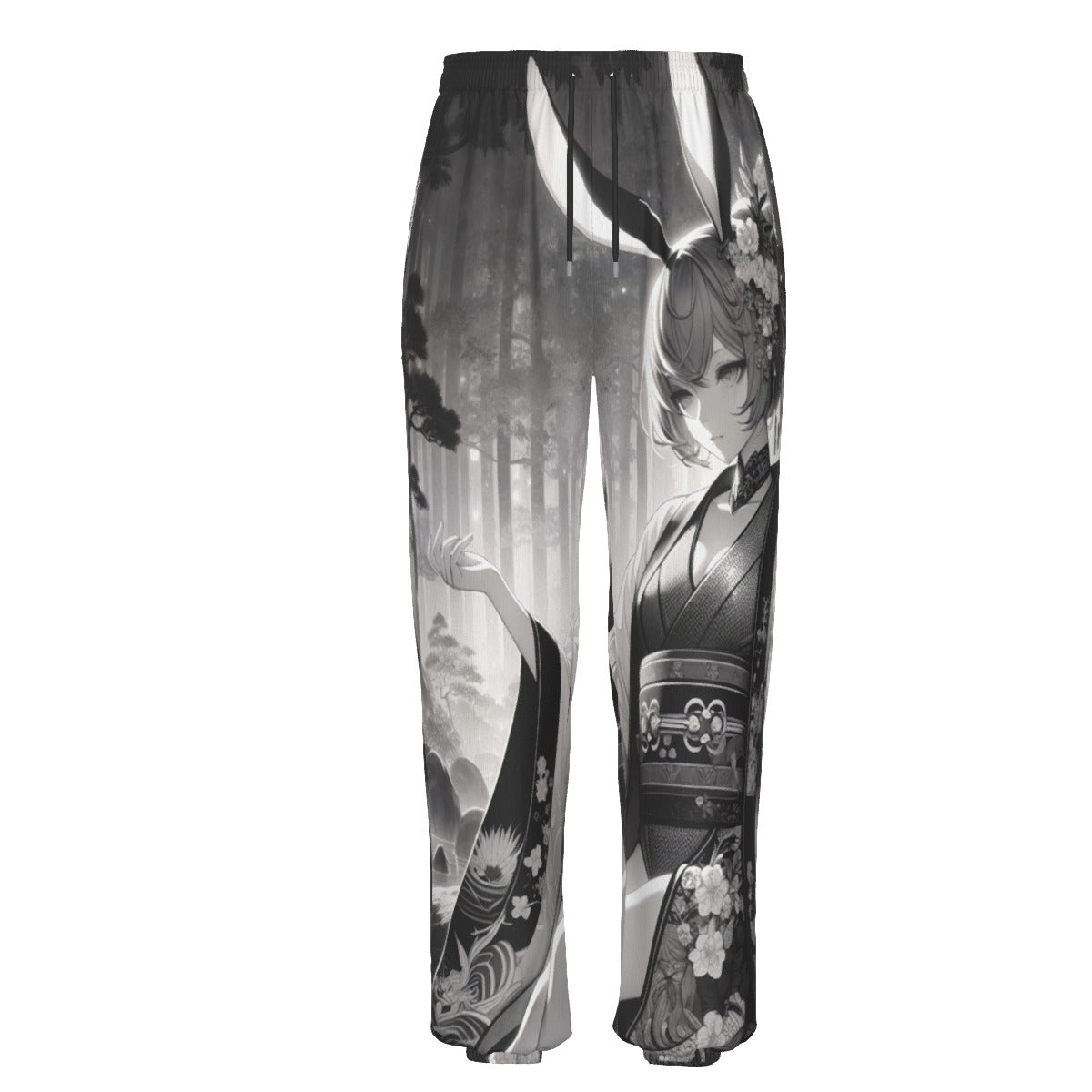 Anime Pin-Up Bunny Girl Cotton Sweatpants