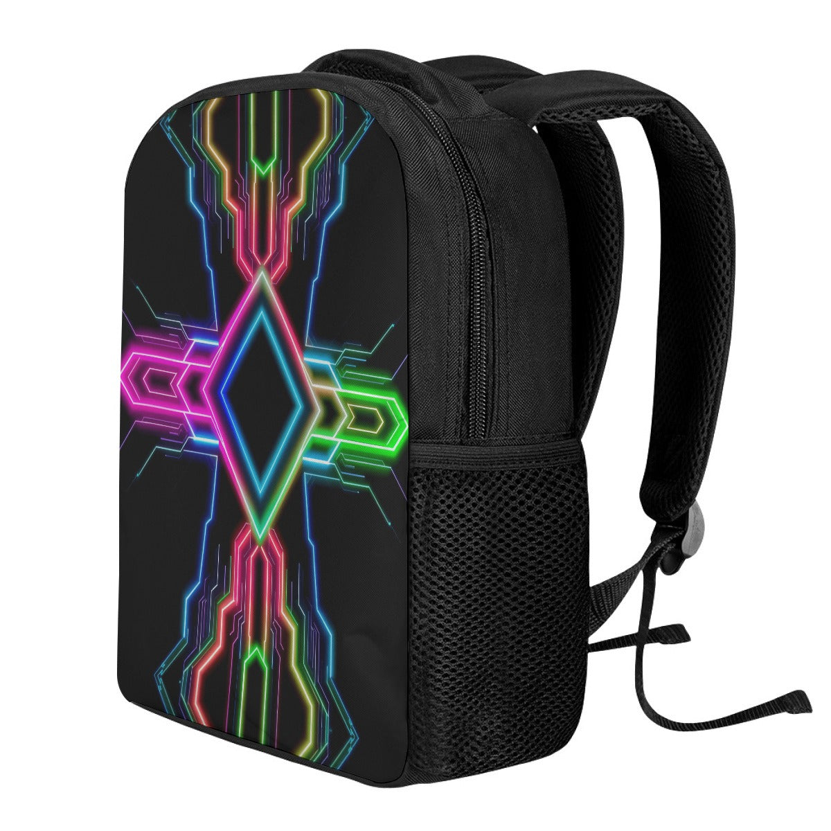 Neon Tech Student Backpack by Bazaar Design Style