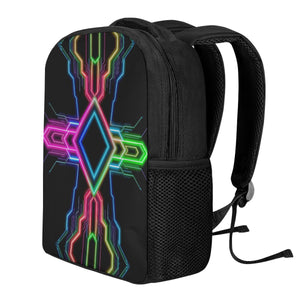 Neon Tech Student Backpack by Bazaar Design Style