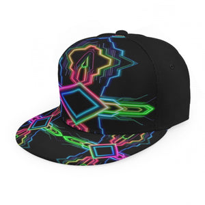 Neon Tech Snapback Hat by Bazaar Design Style