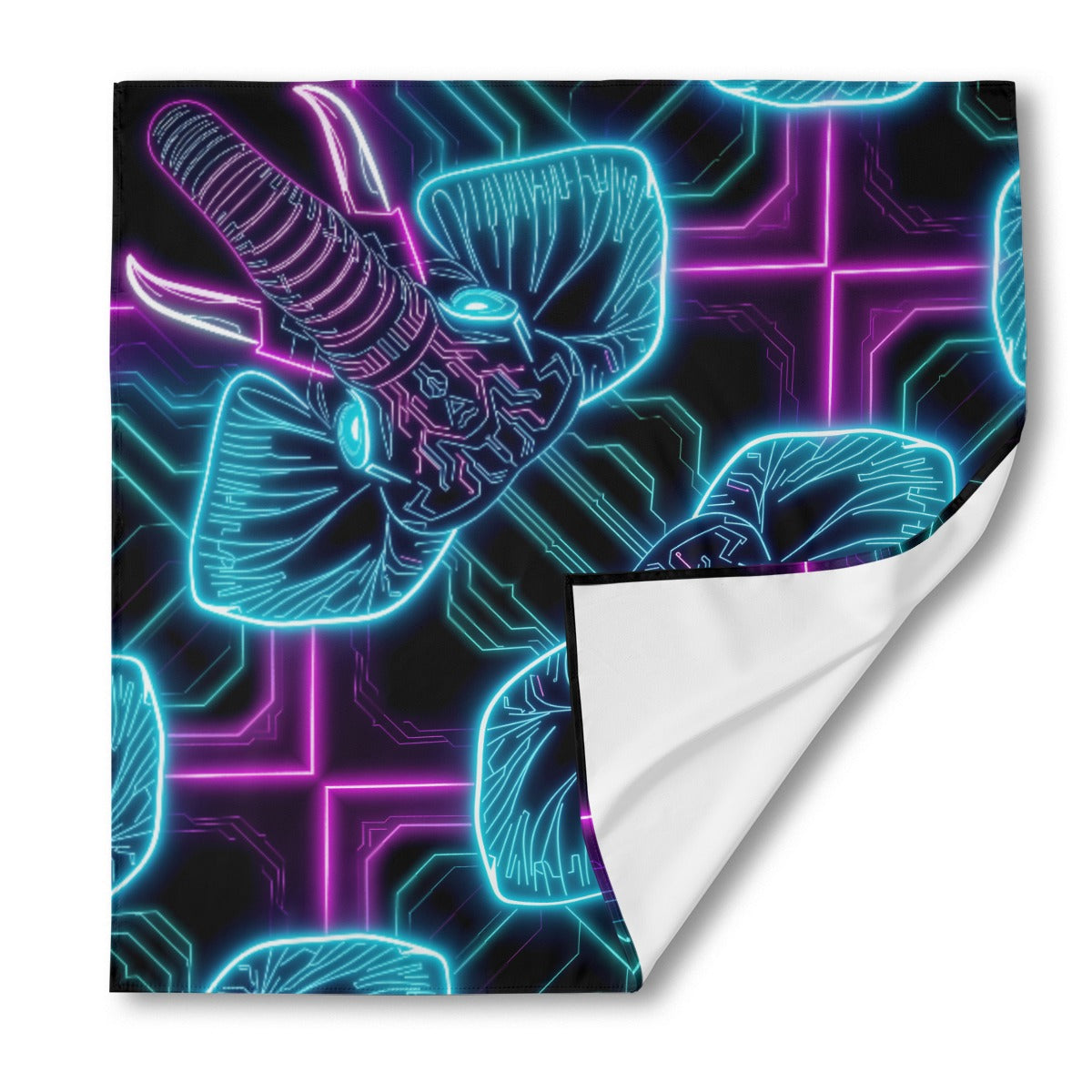 Neon Spirit Animal Elephant Bandana by Bazaar Design Style