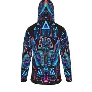 Egyptian Tech Sobek Hoodie with Mask by Bazaar Design Style