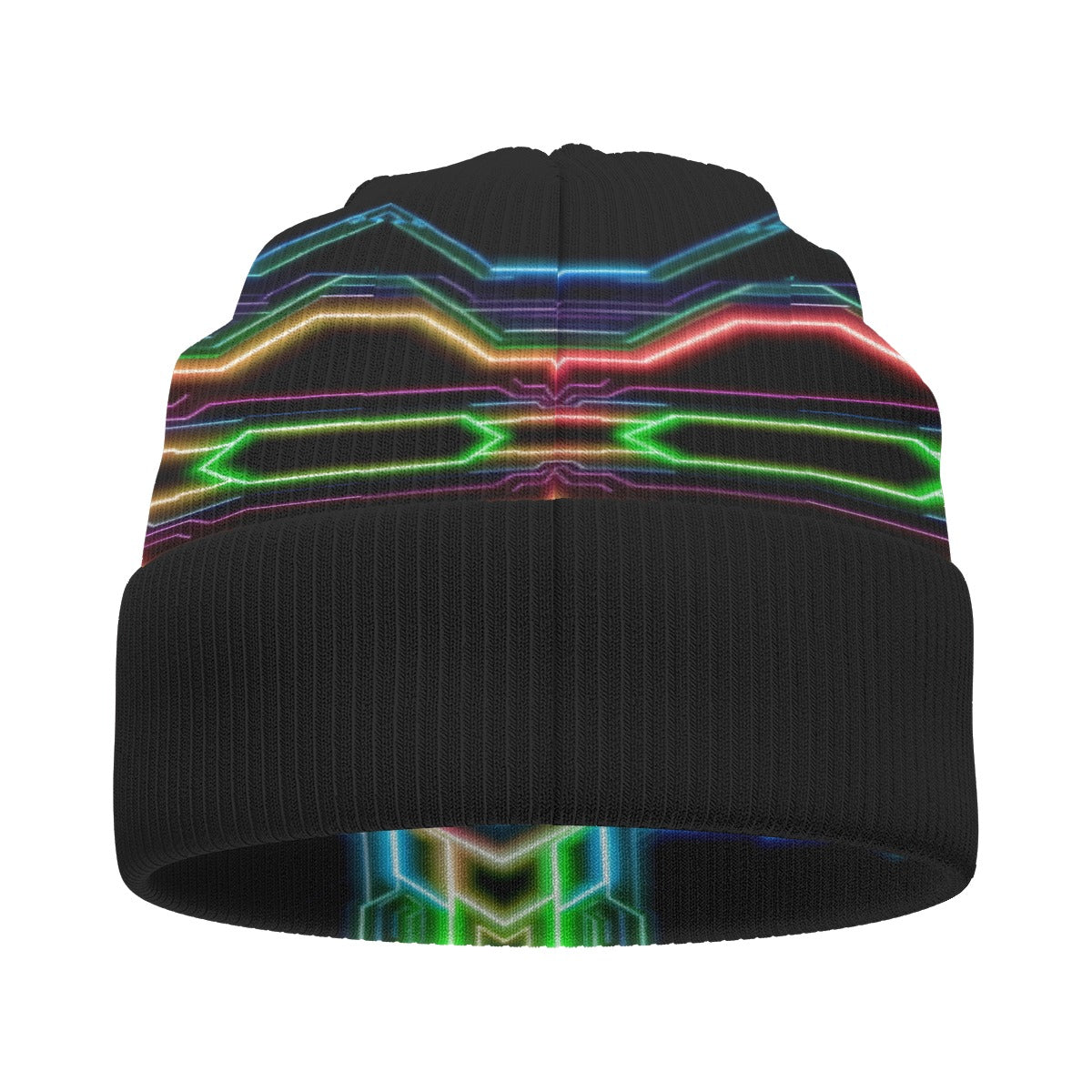 Neon Tech Beanie Hat by Bazaar Design Style