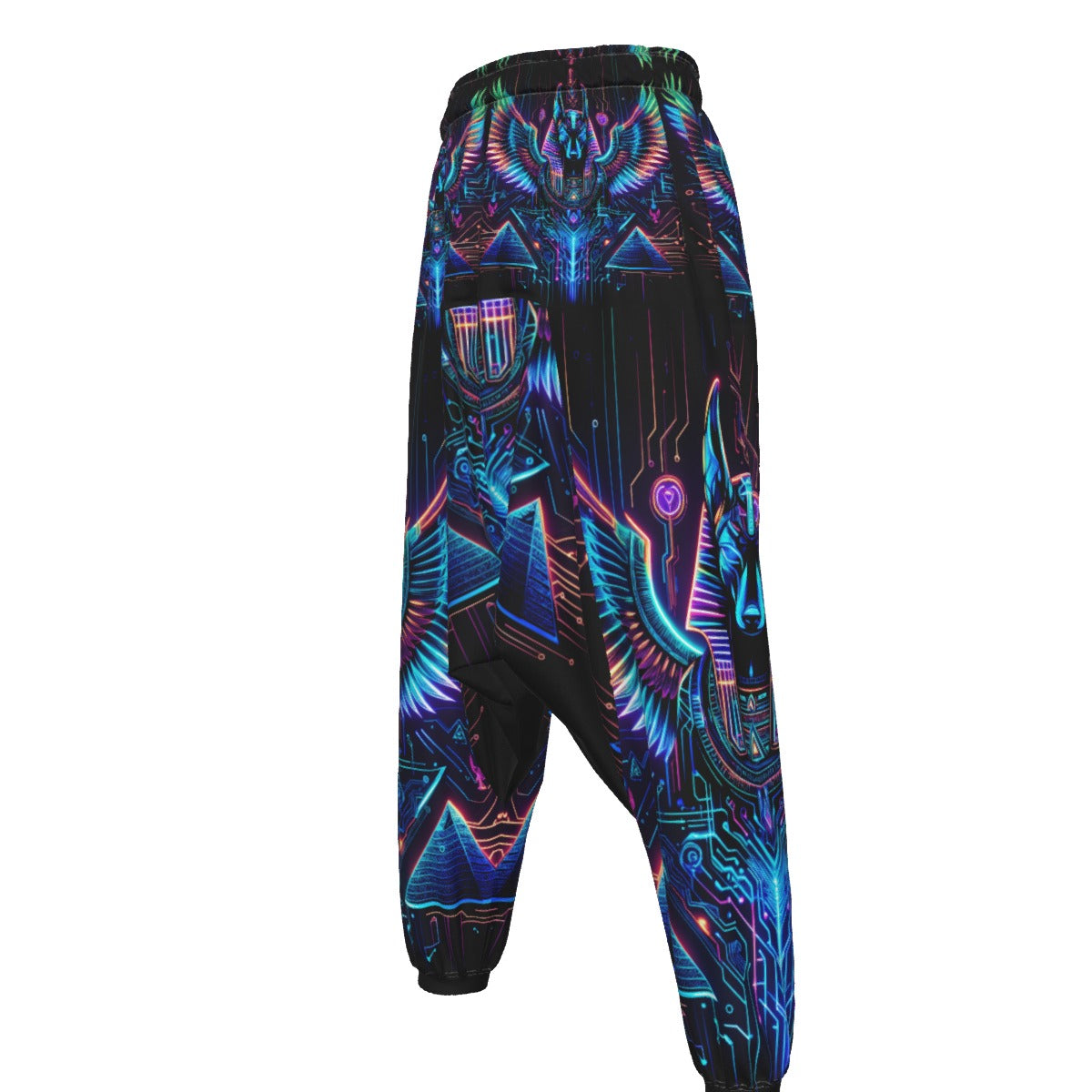 Egyptian Tech Anubis Harem Pants by Bazaar Design Style
