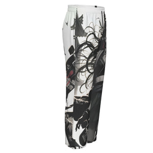 Anime Pin-Up Longboard Girl Cotton Sweatpants