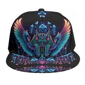 Egyptian Tech Sobek Snapback Hat by Bazaar Design Style