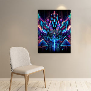 Egyptian Tech Anubis Poster by Bazaar Design Style