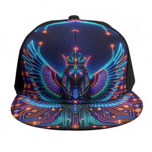 Egyptian Tech Horus Snapback Hat by Bazaar Design Style