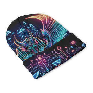 Egyptian Tech Sobek Beanie Hat by Bazaar Design Style
