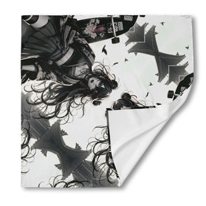 Anime Pin-Up Girl Longboard Bandana by Bazaar Design Style