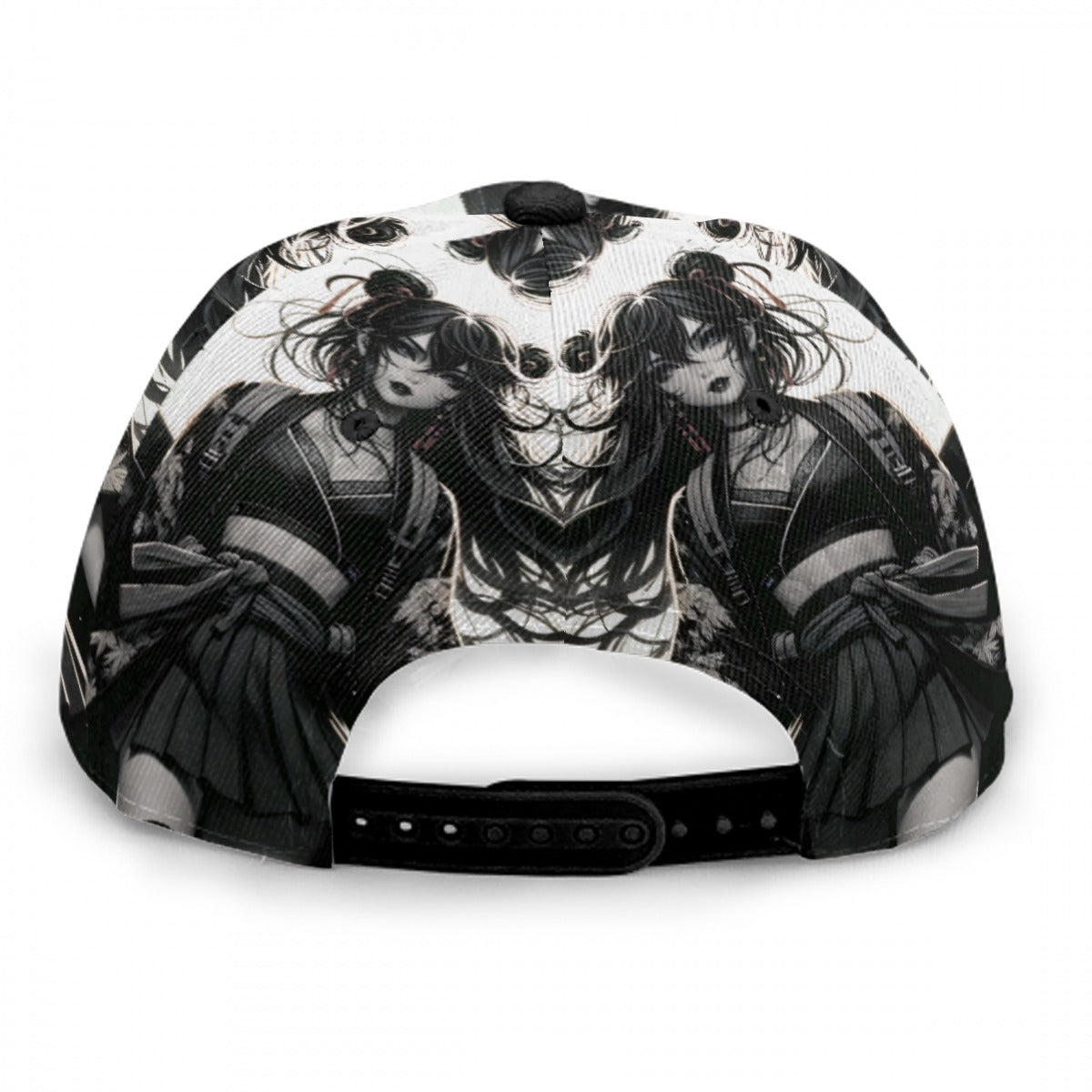 Anime Pin-Up Girl Longboard Snapback Hat by Bazaar Design Style