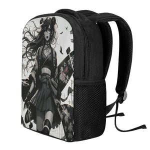 Anime Pin-up Girl Longboard Student Backpack by Bazaar Design Style