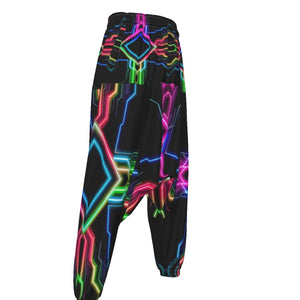 Neon Tech Harem Pants by Bazaar Design Style